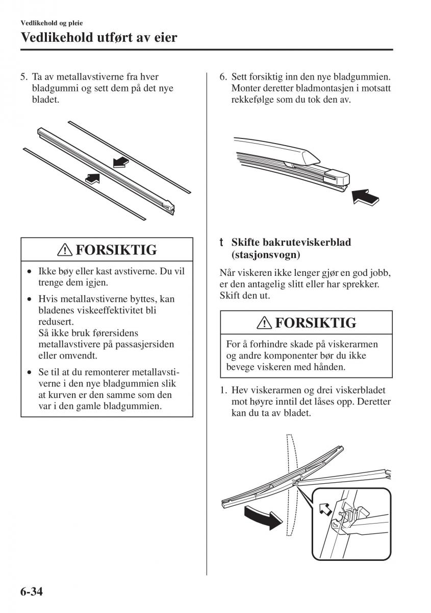 Mazda 6 III bruksanvisningen / page 602