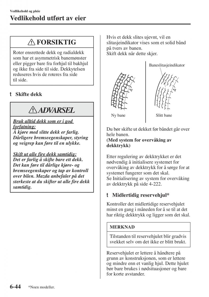 Mazda 6 III bruksanvisningen / page 612