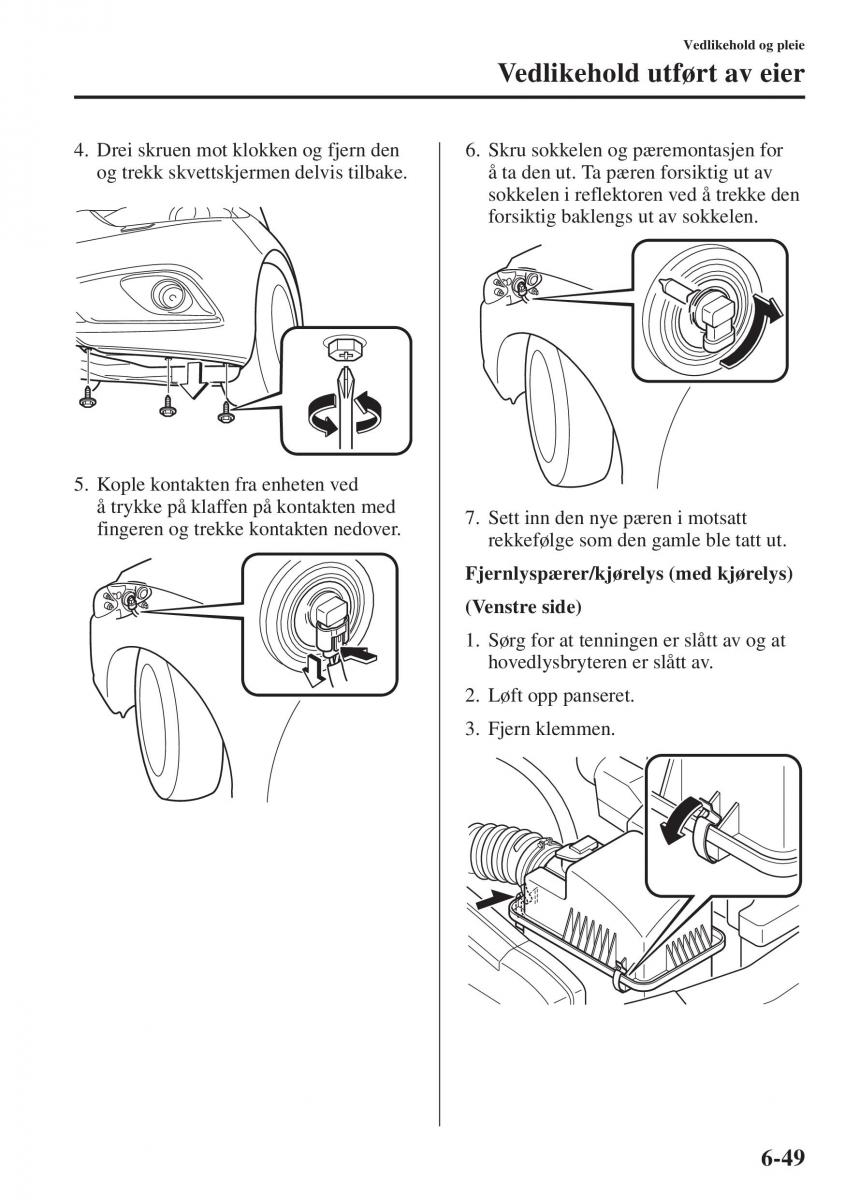 Mazda 6 III bruksanvisningen / page 617