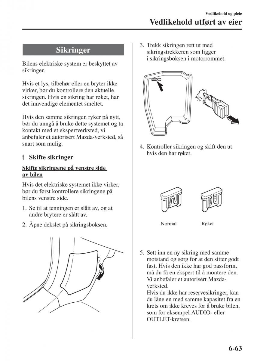 Mazda 6 III bruksanvisningen / page 631