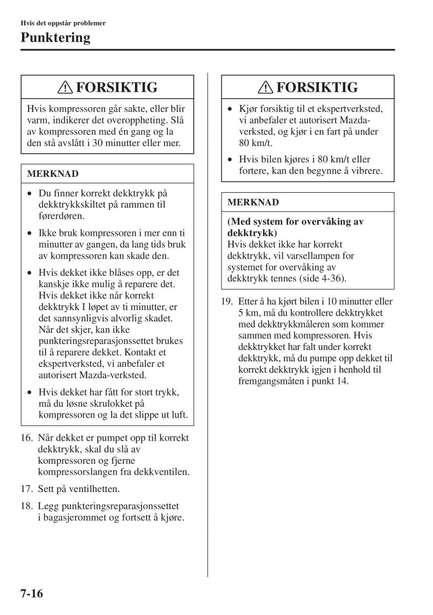 Mazda 6 III bruksanvisningen / page 662