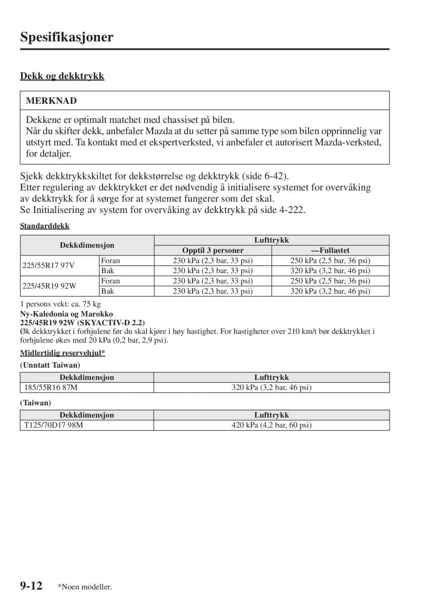 Mazda 6 III bruksanvisningen / page 740