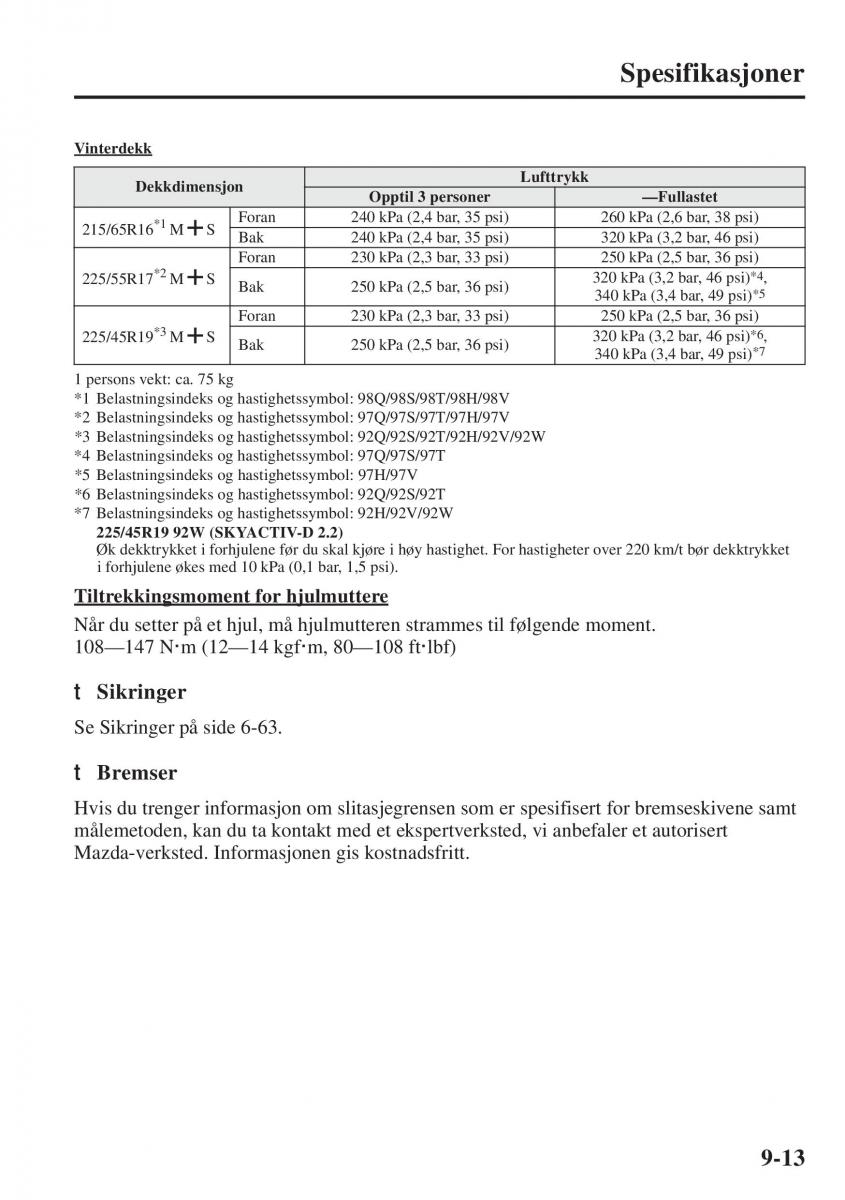 Mazda 6 III bruksanvisningen / page 741