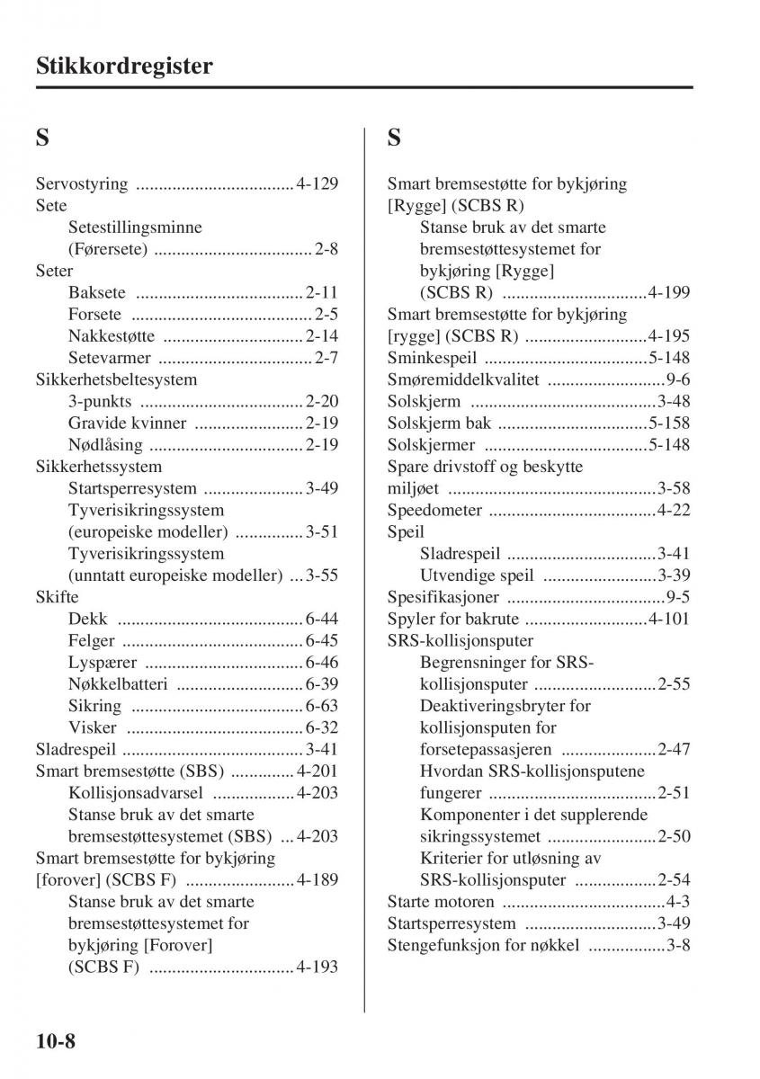 Mazda 6 III bruksanvisningen / page 760