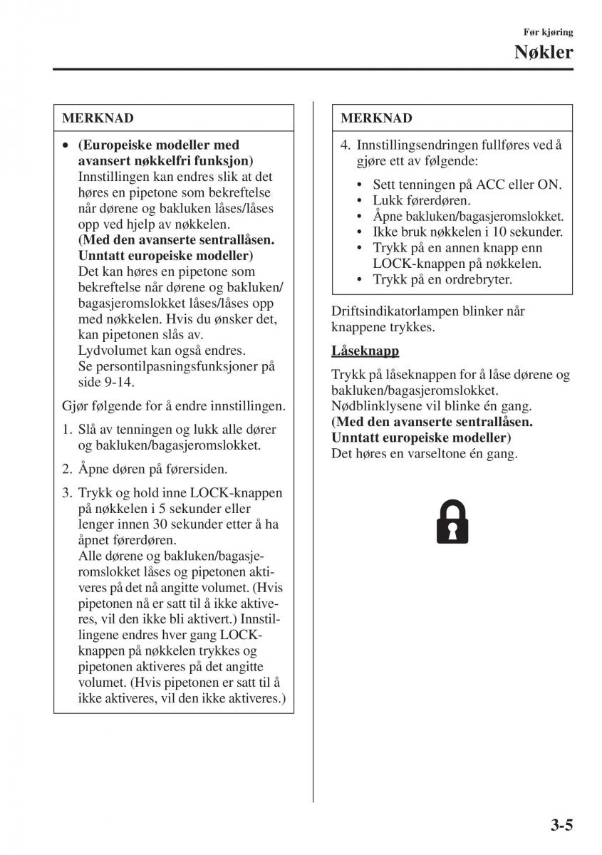 Mazda 6 III bruksanvisningen / page 85