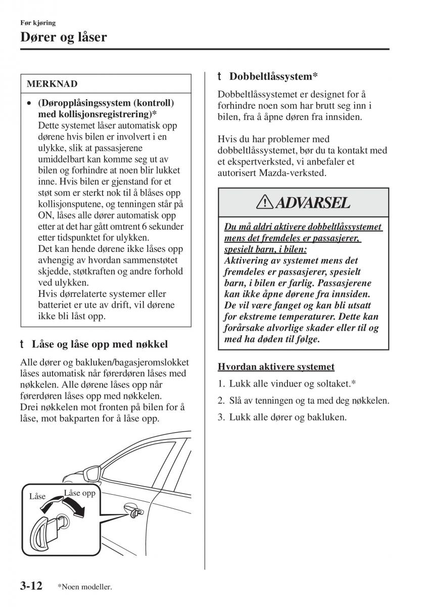 Mazda 6 III bruksanvisningen / page 92