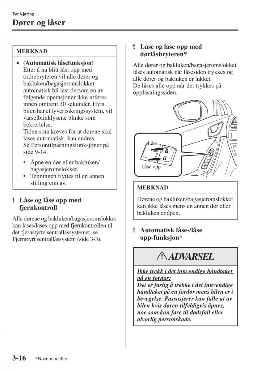 Mazda 6 III bruksanvisningen / page 96