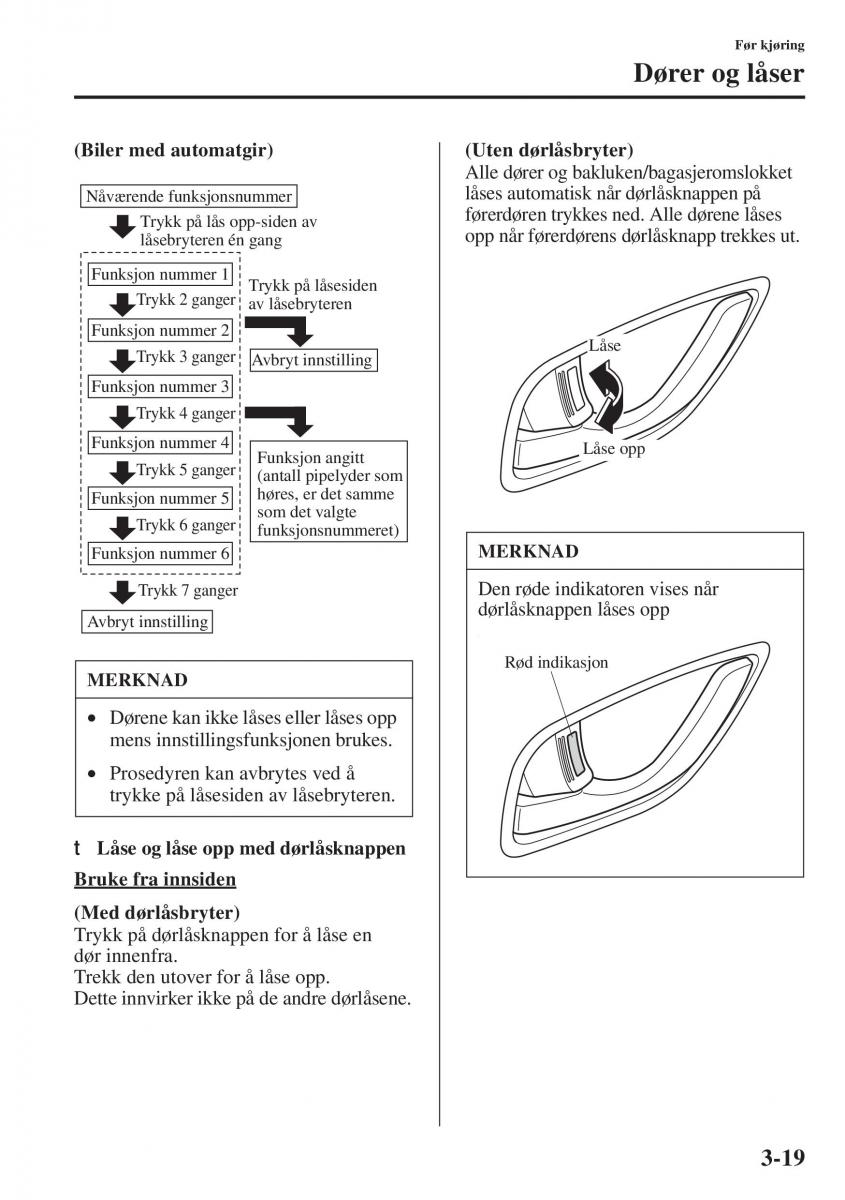 Mazda 6 III bruksanvisningen / page 99