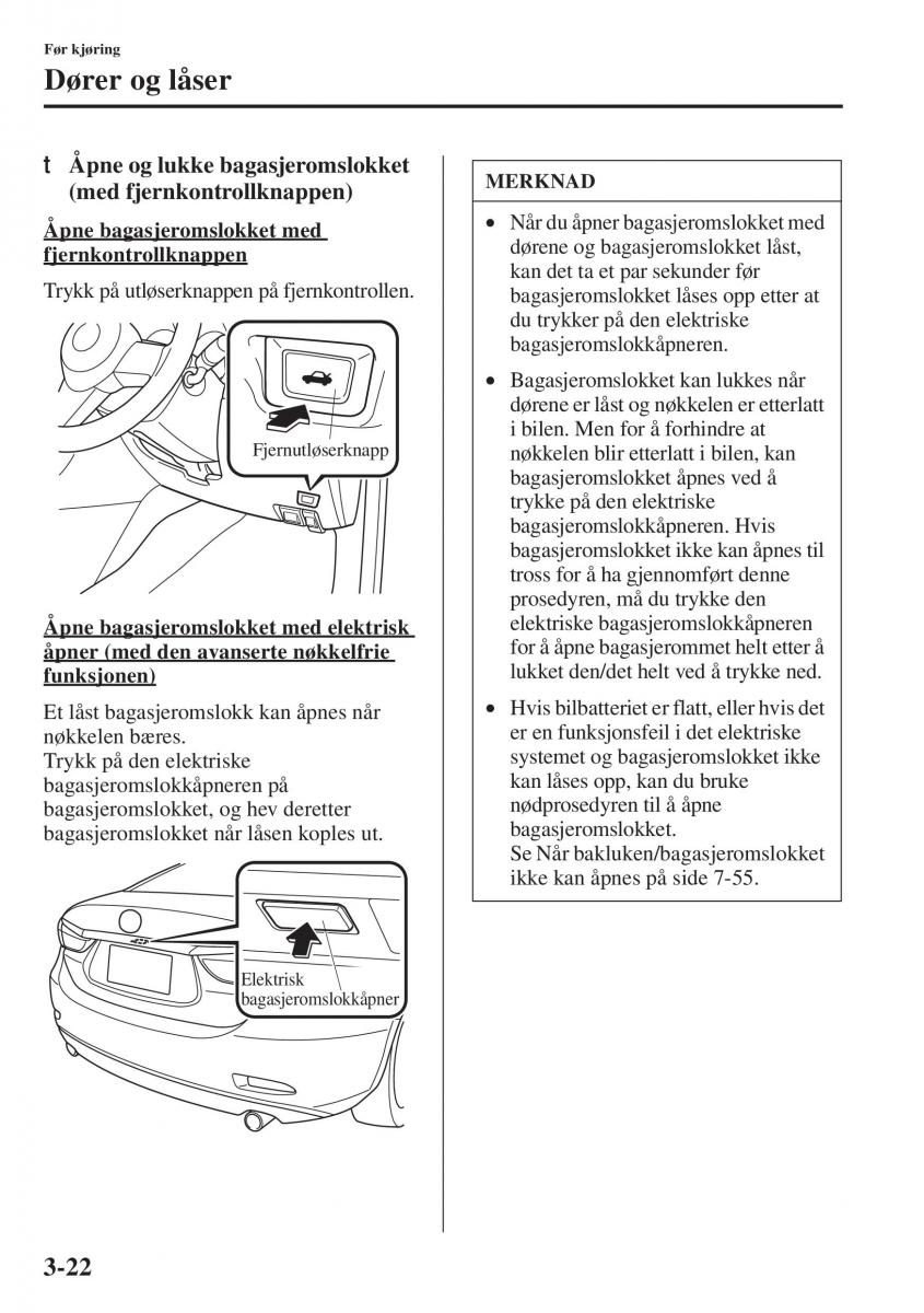 Mazda 6 III bruksanvisningen / page 102