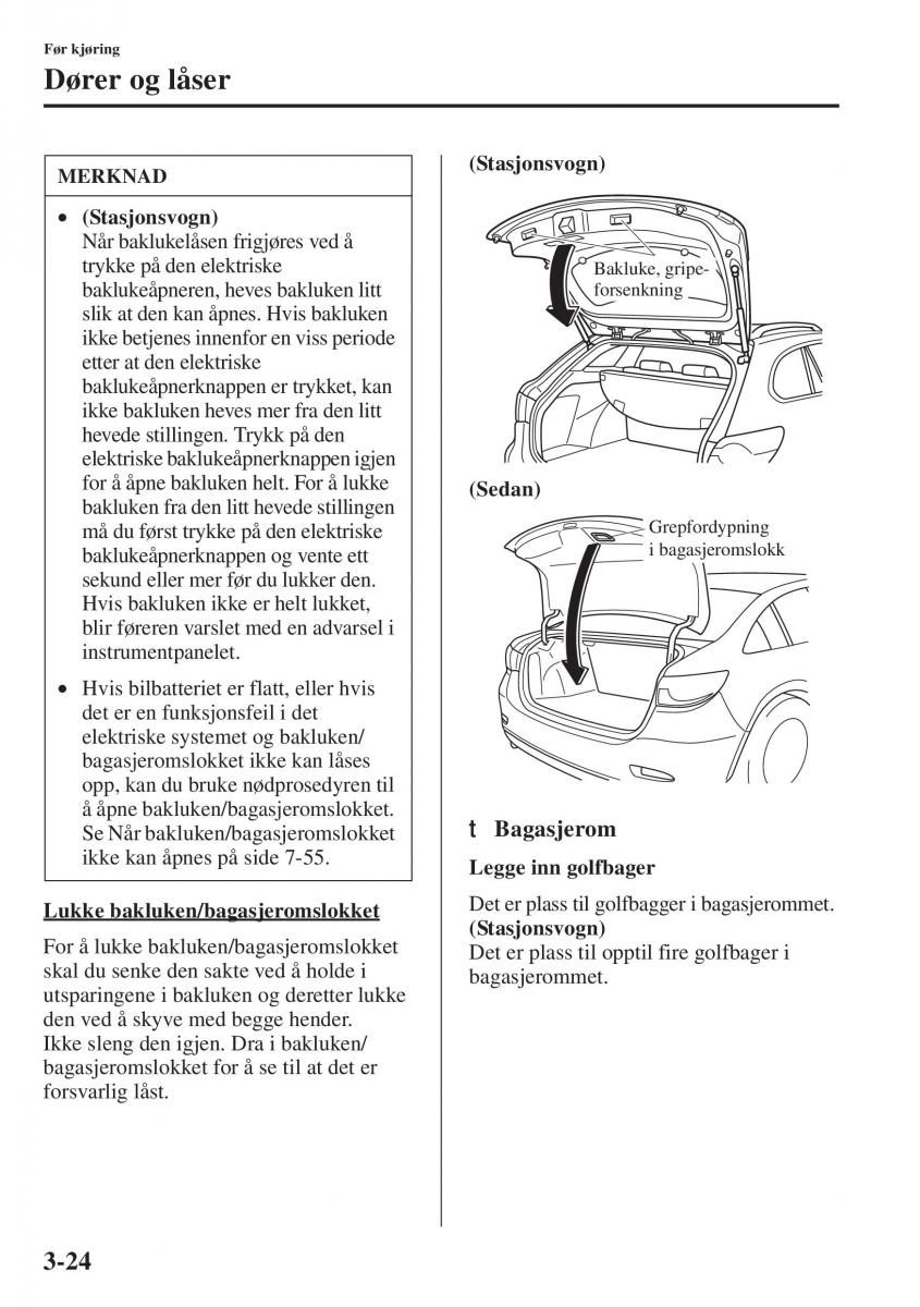 Mazda 6 III bruksanvisningen / page 104