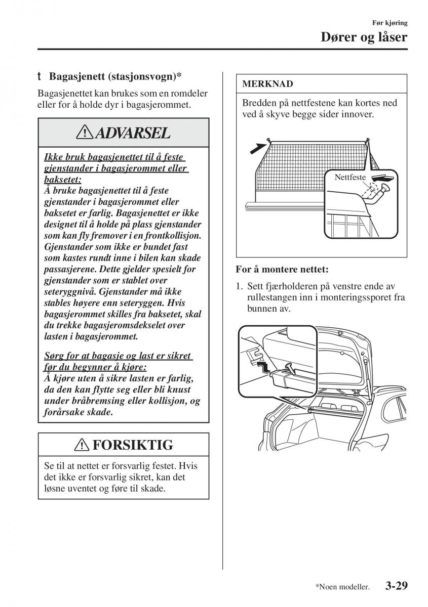 Mazda 6 III bruksanvisningen / page 109