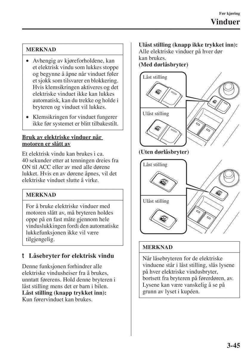 Mazda 6 III bruksanvisningen / page 125