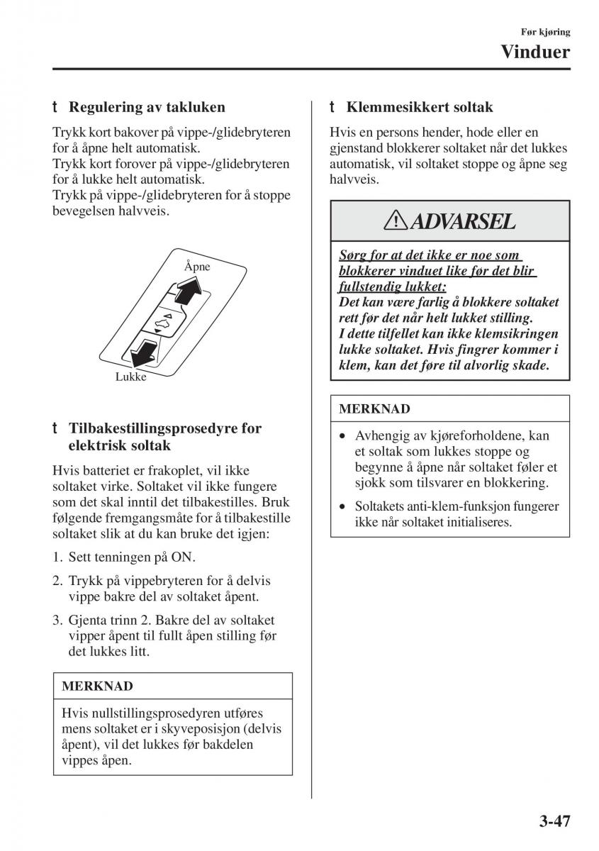 Mazda 6 III bruksanvisningen / page 127