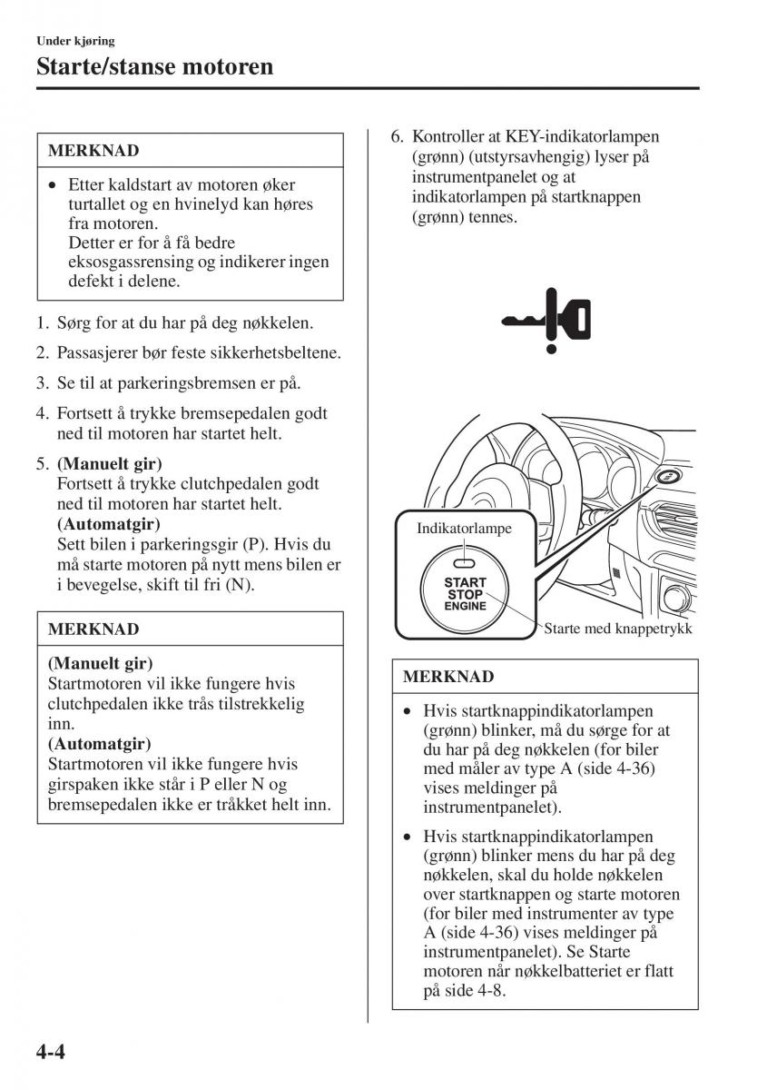 Mazda 6 III bruksanvisningen / page 162