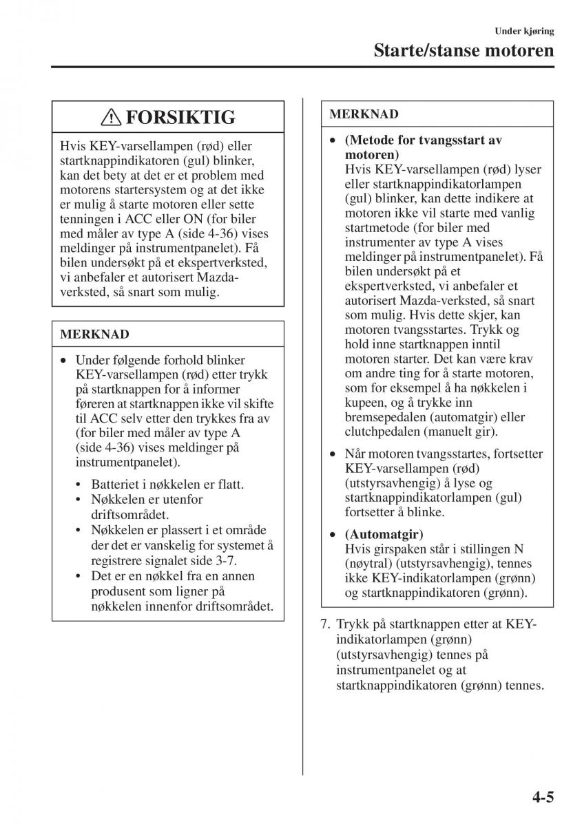 Mazda 6 III bruksanvisningen / page 163