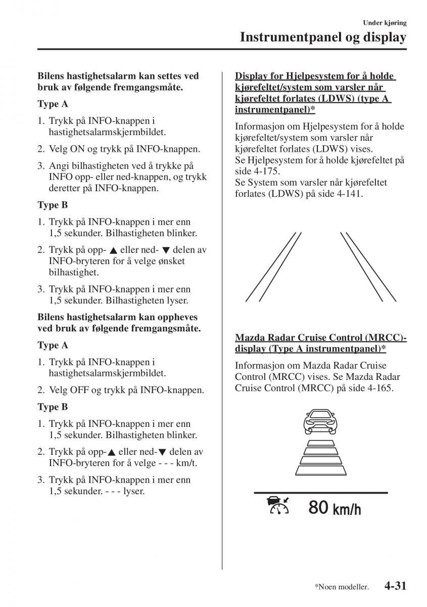 Mazda 6 III bruksanvisningen / page 189