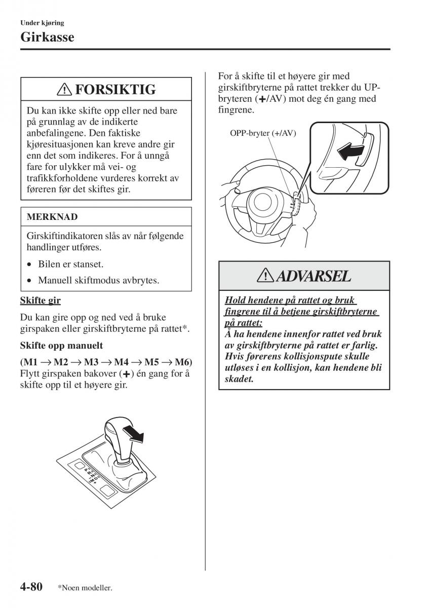 Mazda 6 III bruksanvisningen / page 238