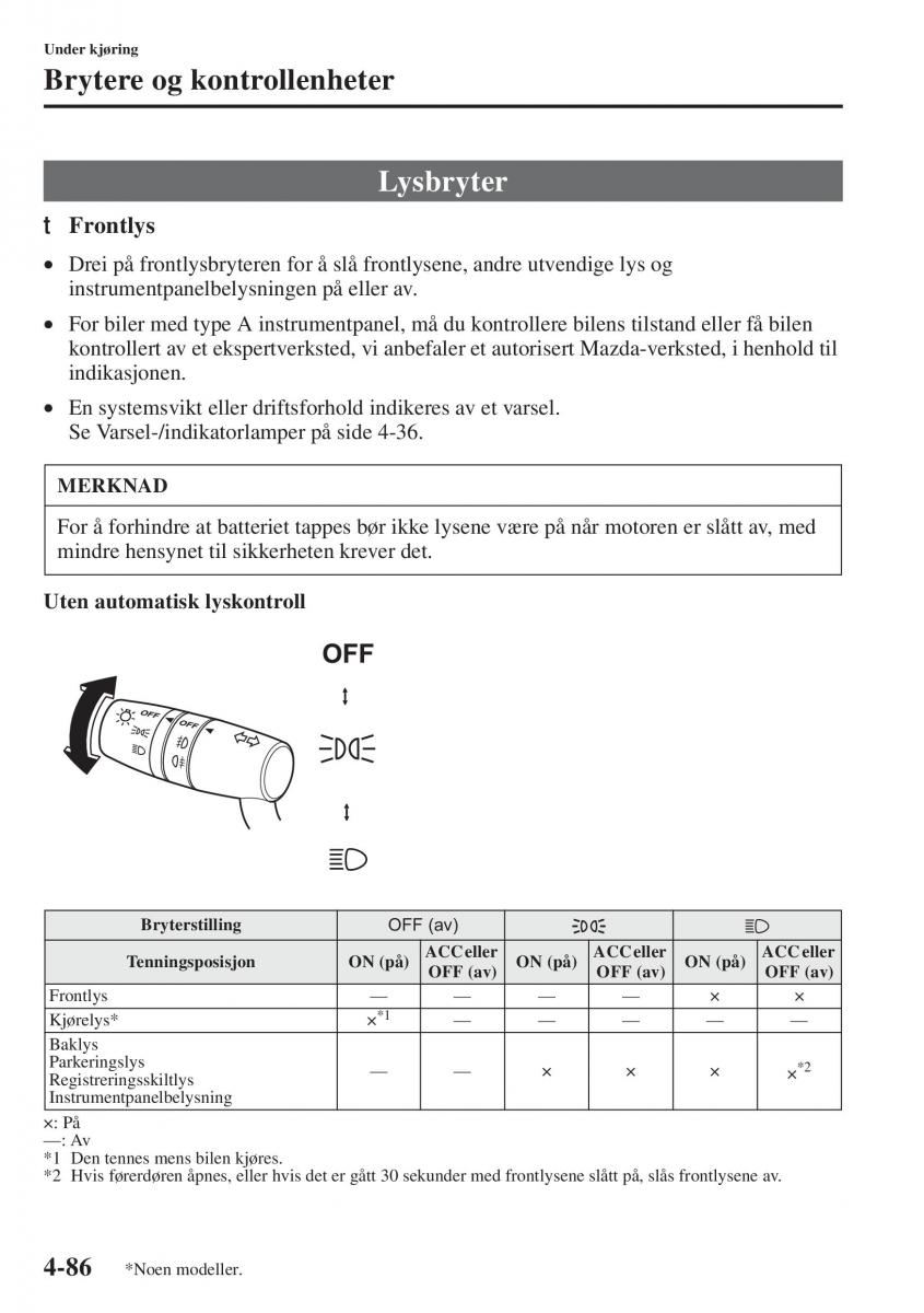 Mazda 6 III bruksanvisningen / page 244