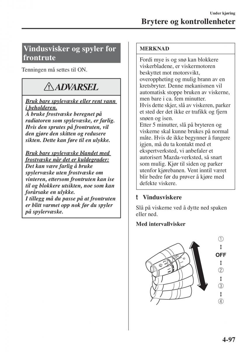 Mazda 6 III bruksanvisningen / page 255