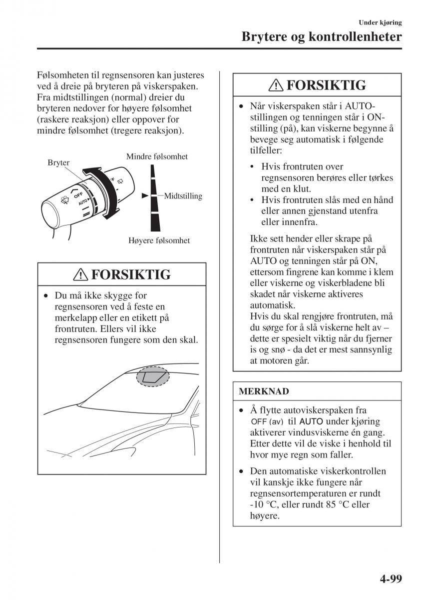 Mazda 6 III bruksanvisningen / page 257