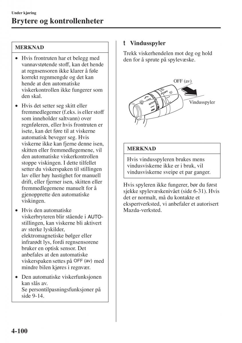 Mazda 6 III bruksanvisningen / page 258