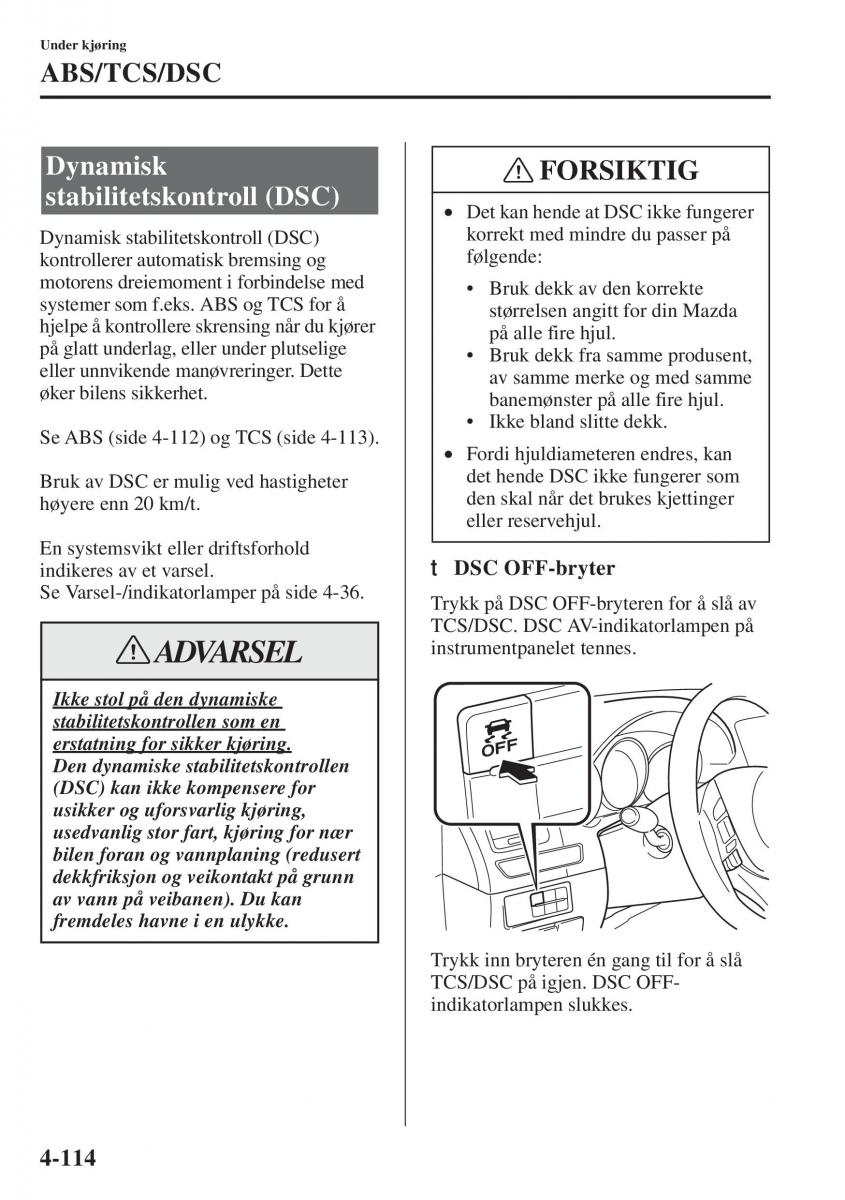 Mazda 6 III bruksanvisningen / page 272