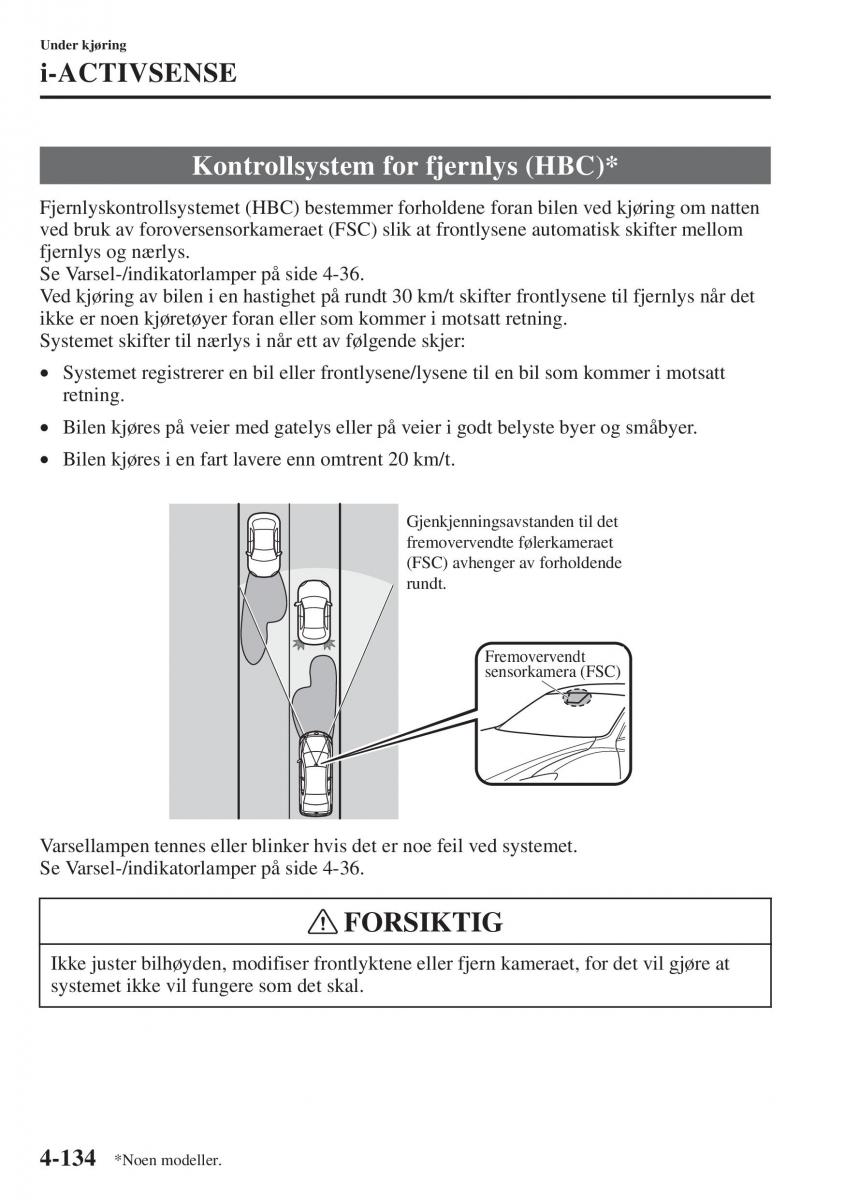 Mazda 6 III bruksanvisningen / page 292