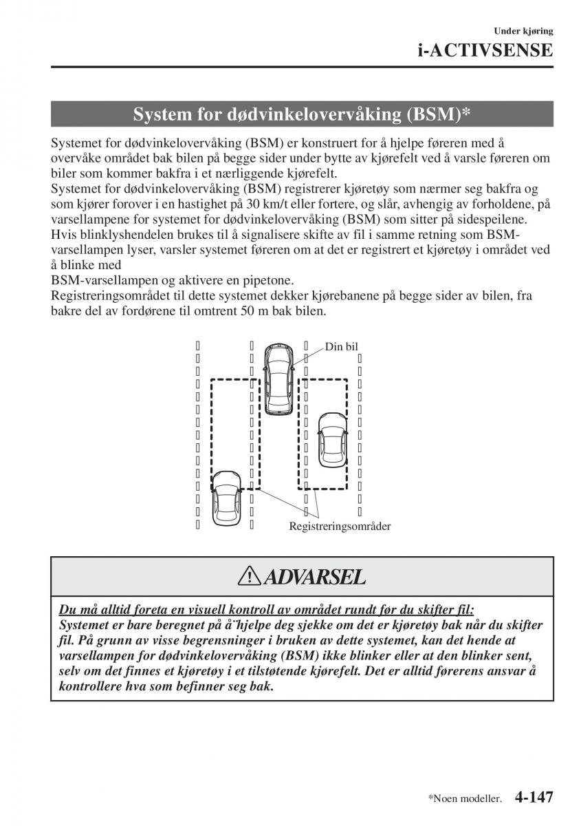 Mazda 6 III bruksanvisningen / page 305