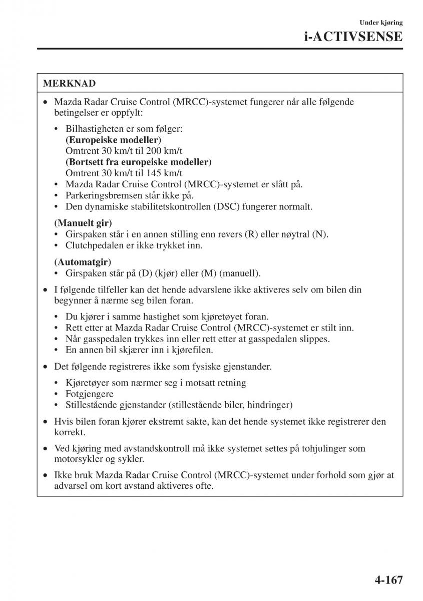 Mazda 6 III bruksanvisningen / page 325