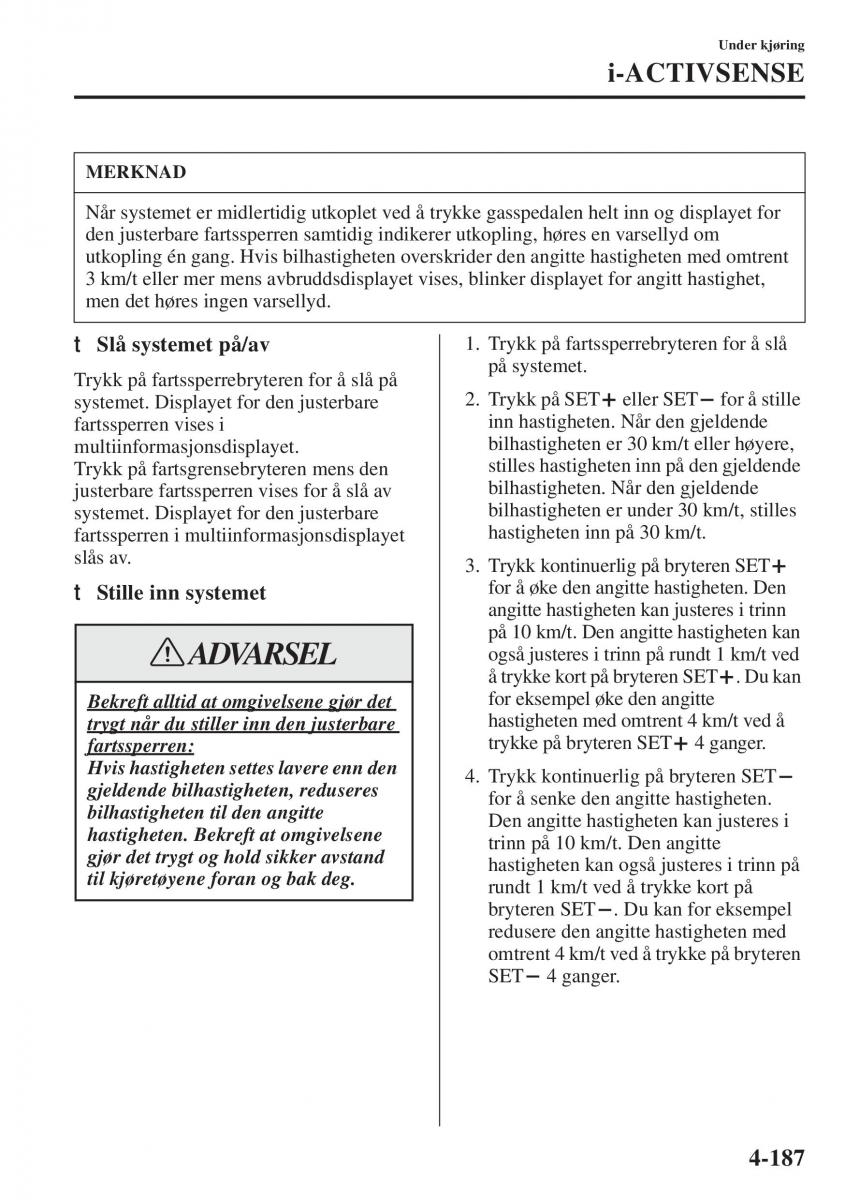 Mazda 6 III bruksanvisningen / page 345