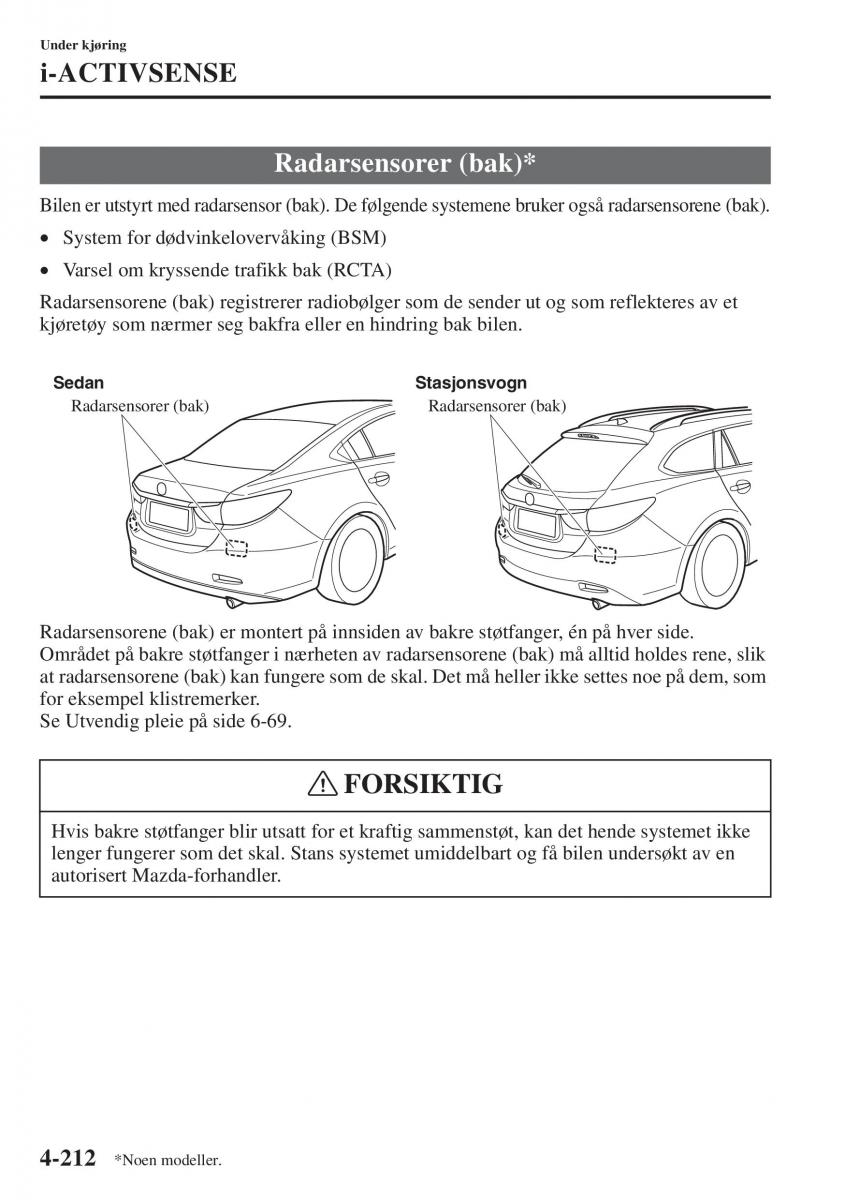 Mazda 6 III bruksanvisningen / page 370