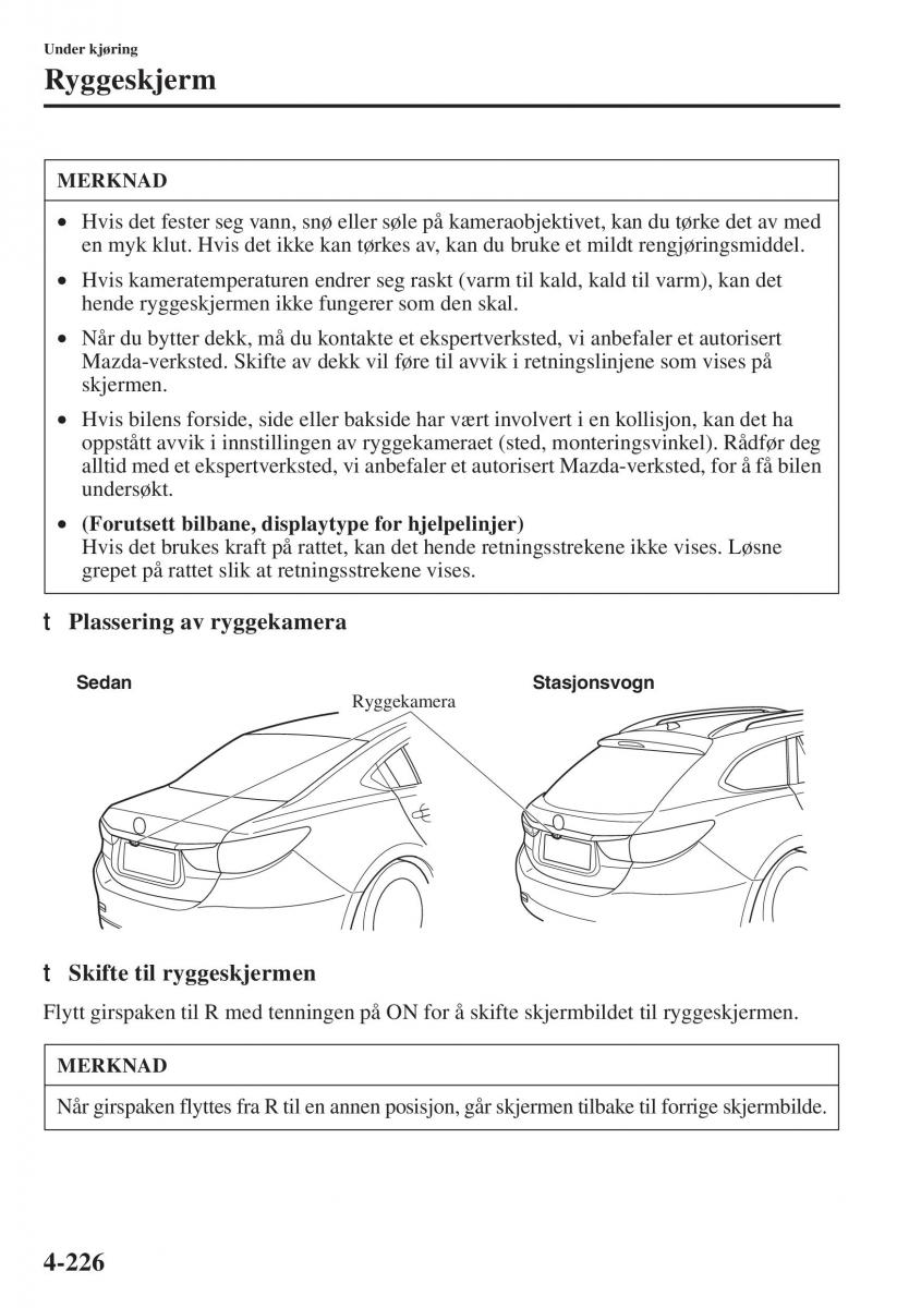 Mazda 6 III bruksanvisningen / page 384