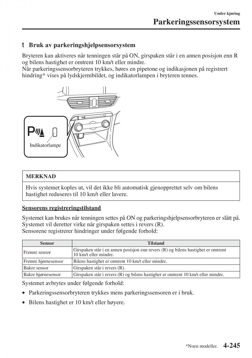 Mazda 6 III bruksanvisningen / page 403