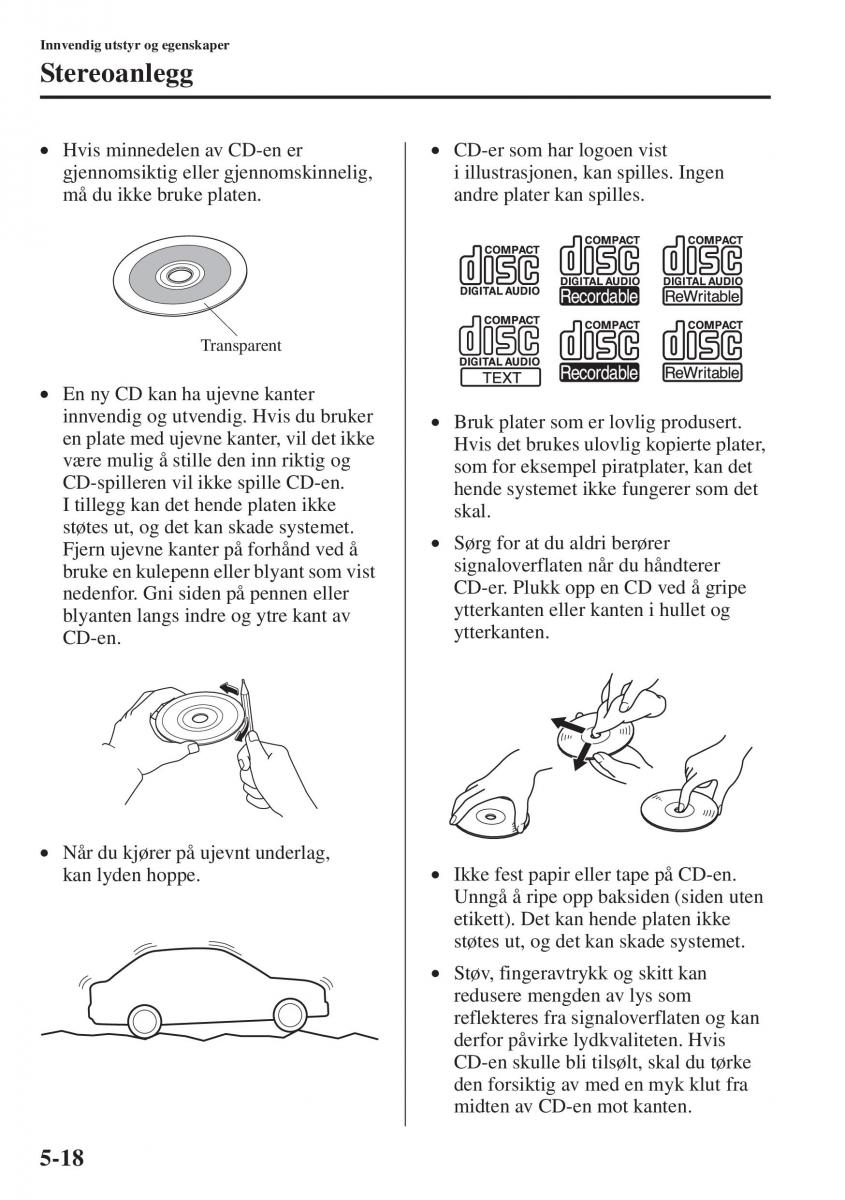 Mazda 6 III bruksanvisningen / page 426