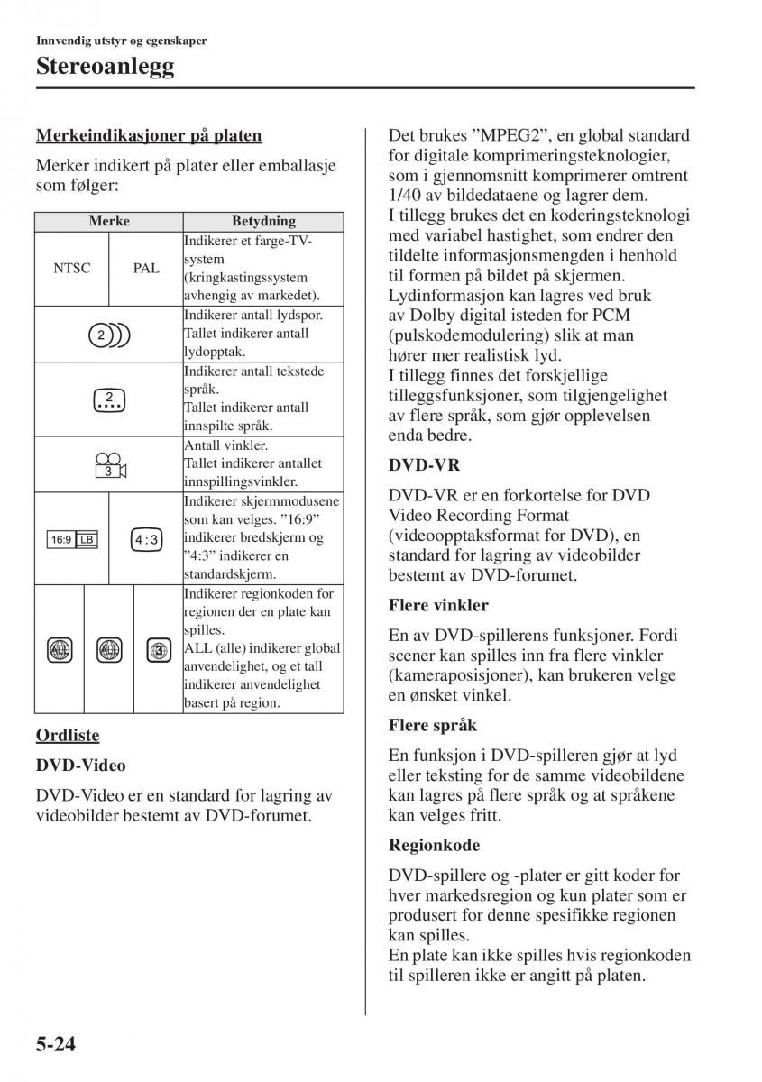 Mazda 6 III bruksanvisningen / page 432