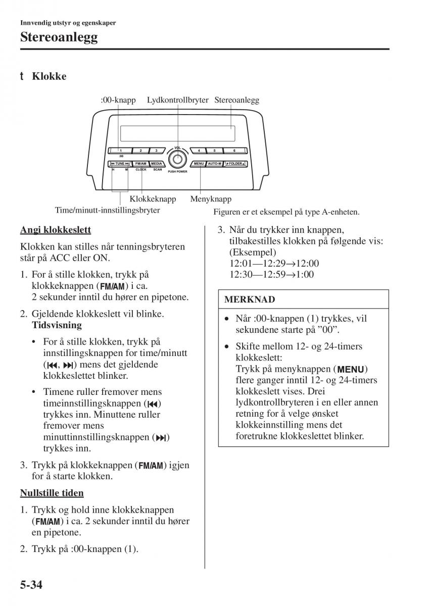 Mazda 6 III bruksanvisningen / page 442