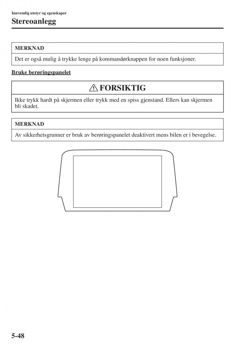 Mazda 6 III bruksanvisningen / page 456