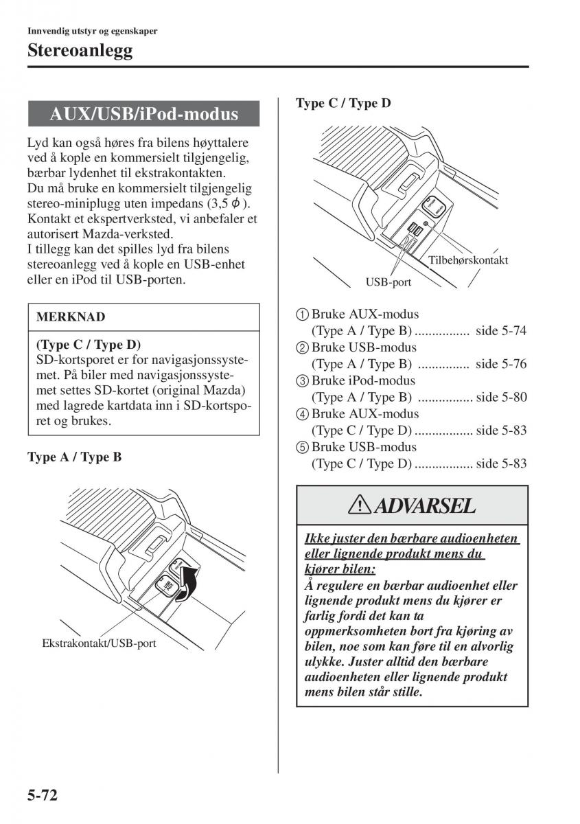 Mazda 6 III bruksanvisningen / page 480