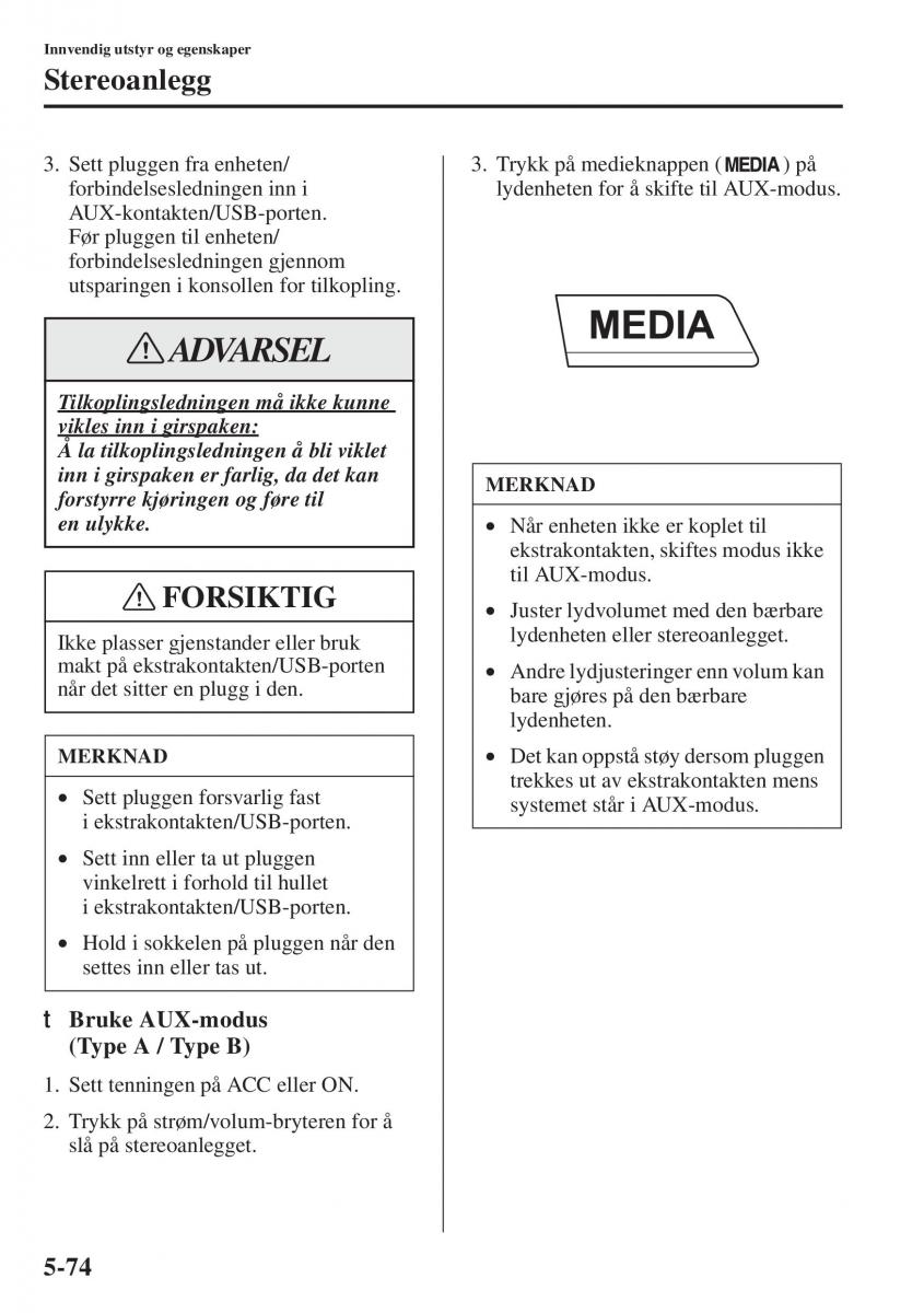 Mazda 6 III bruksanvisningen / page 482