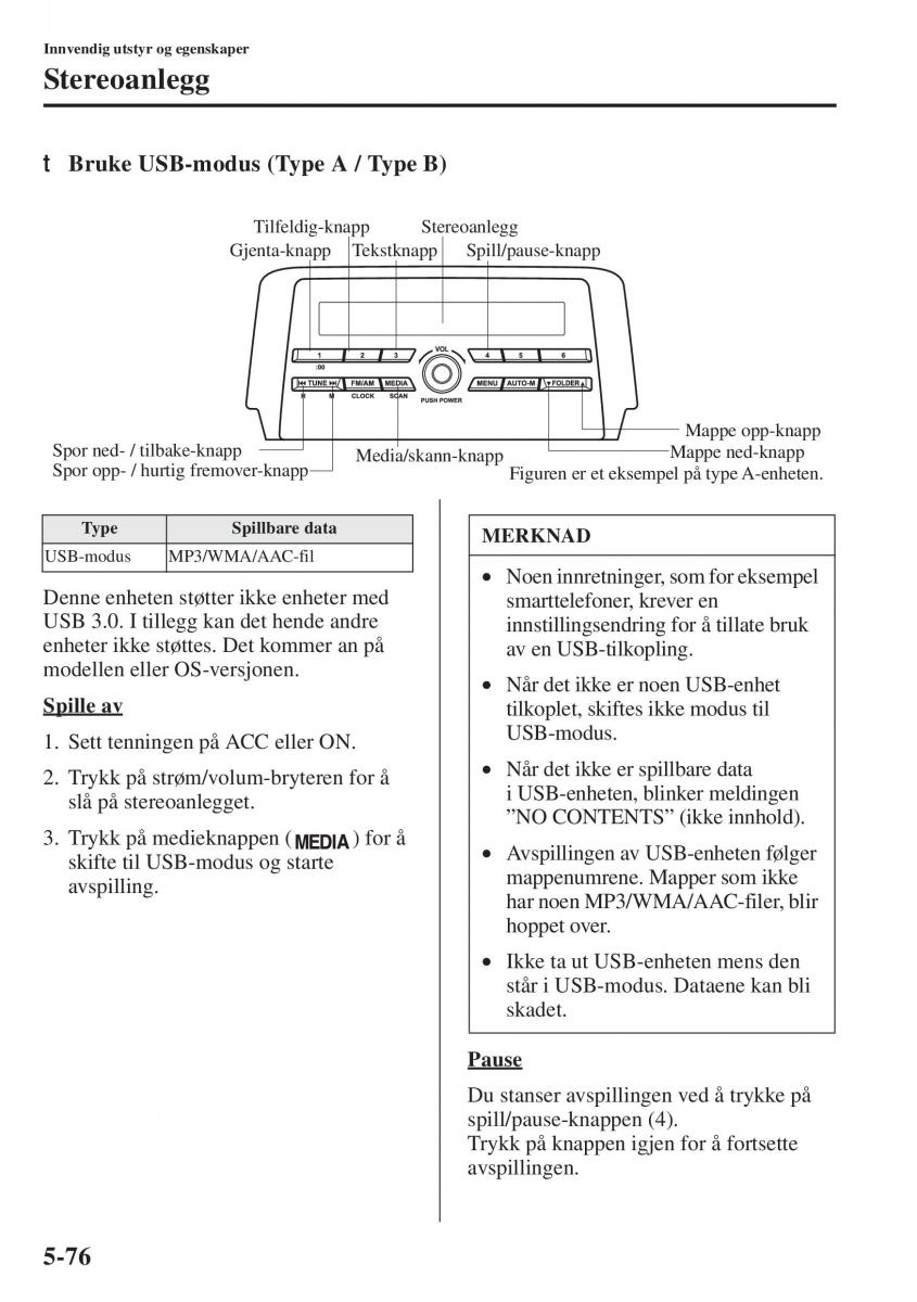 Mazda 6 III bruksanvisningen / page 484