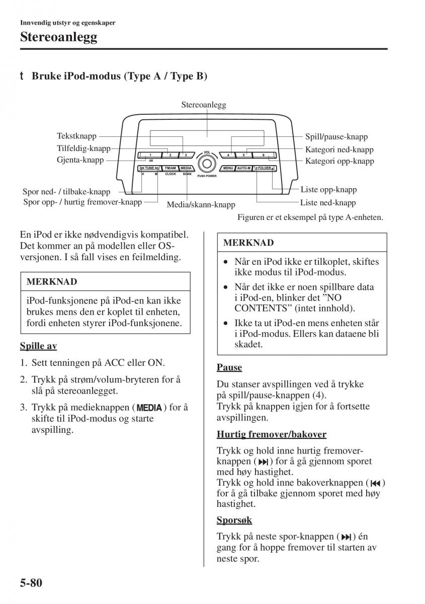 Mazda 6 III bruksanvisningen / page 488