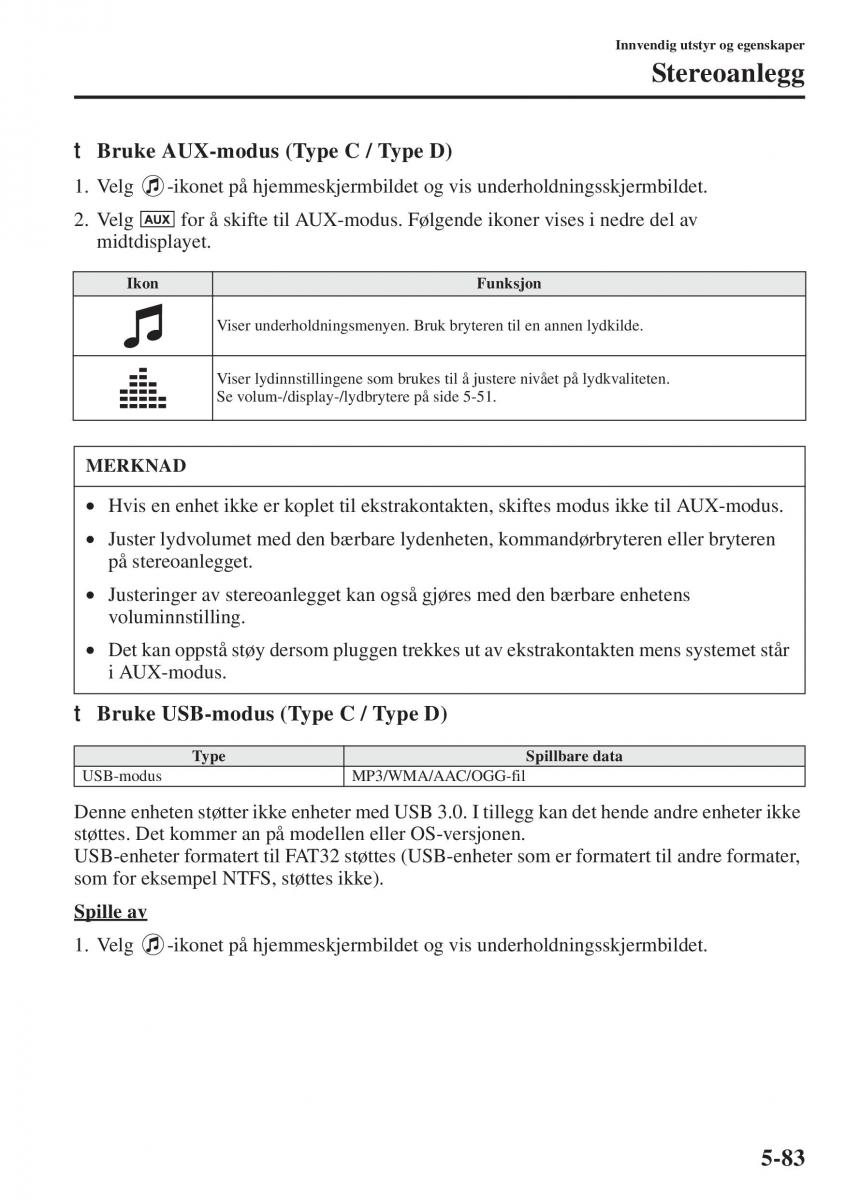 Mazda 6 III bruksanvisningen / page 491