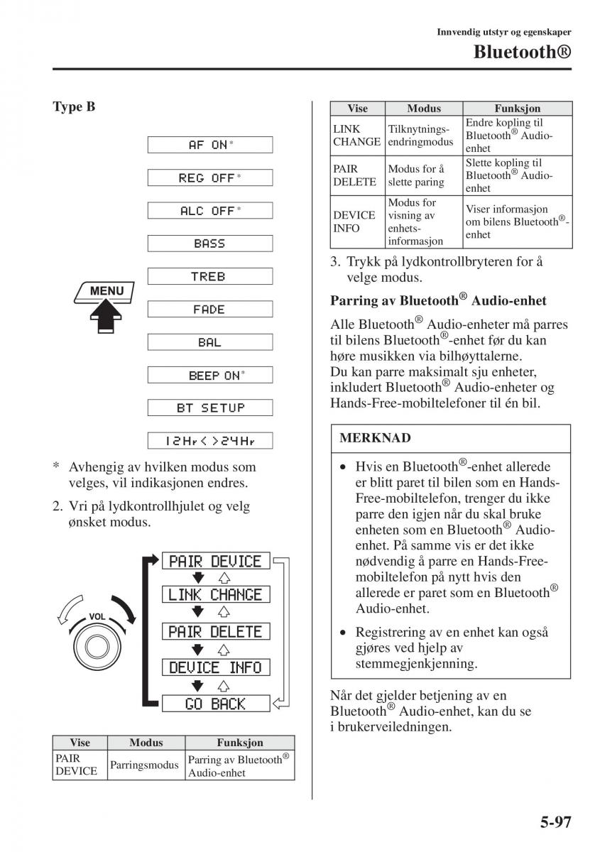 Mazda 6 III bruksanvisningen / page 505