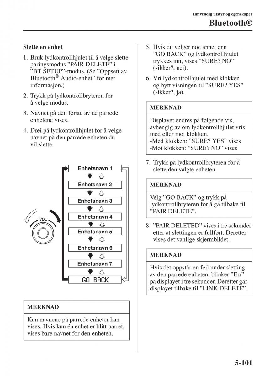 Mazda 6 III bruksanvisningen / page 509