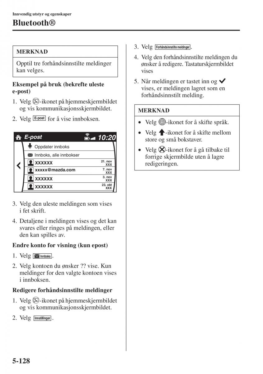 Mazda 6 III bruksanvisningen / page 536