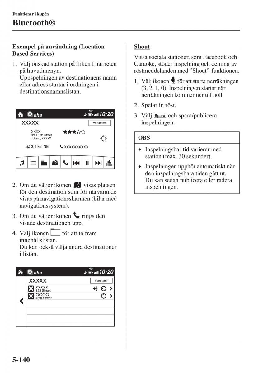 Mazda 6 III instruktionsbok / page 548