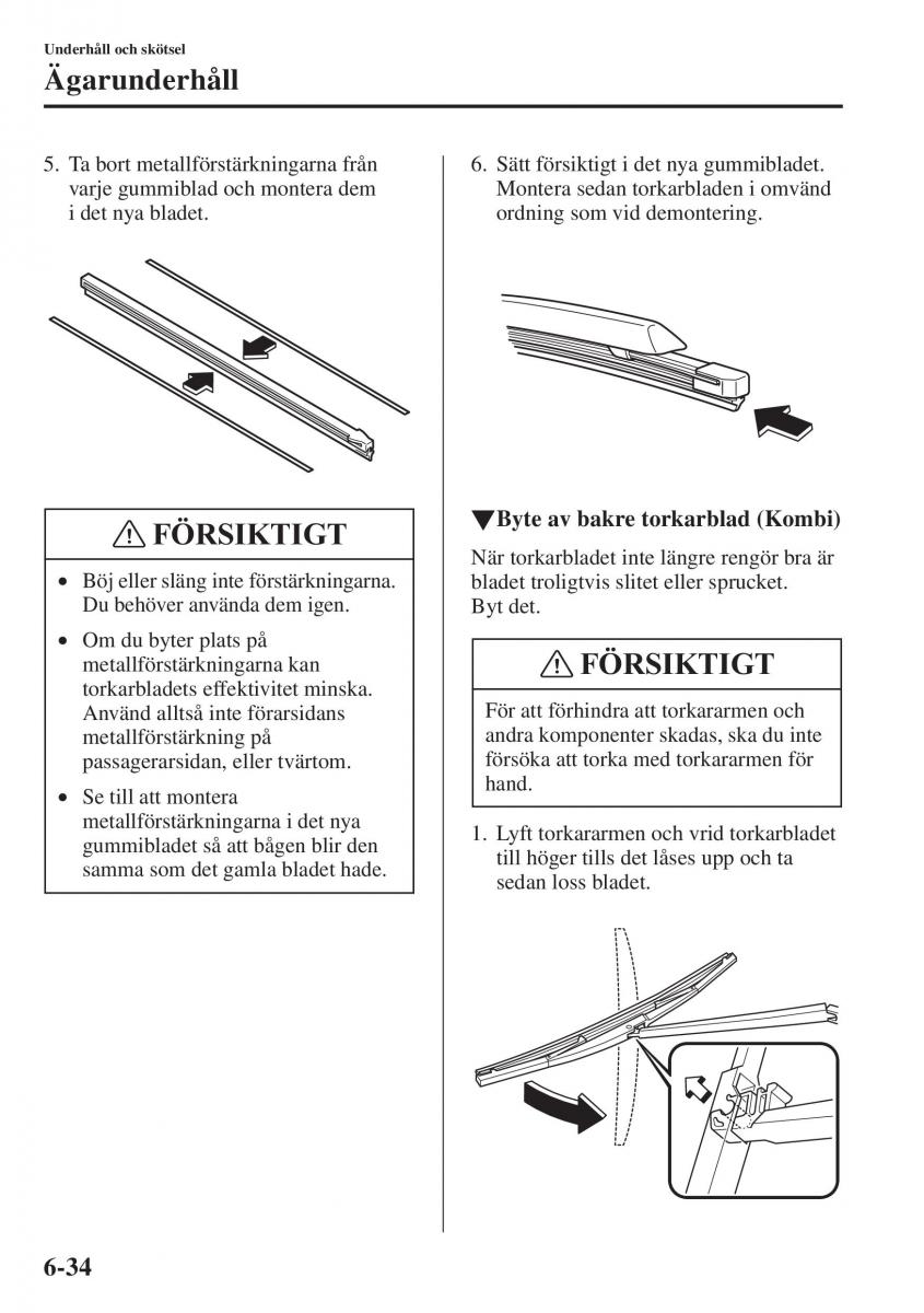 Mazda 6 III instruktionsbok / page 602