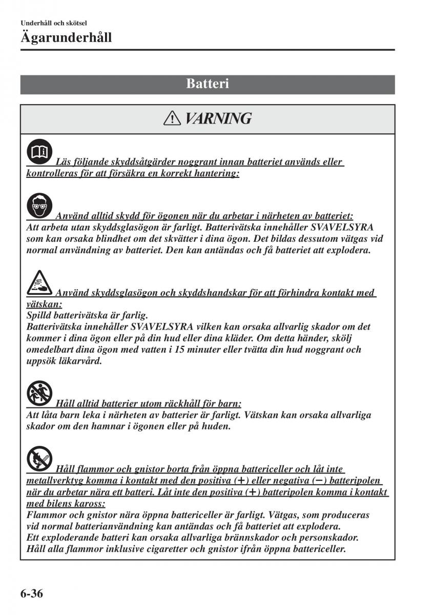 Mazda 6 III instruktionsbok / page 604