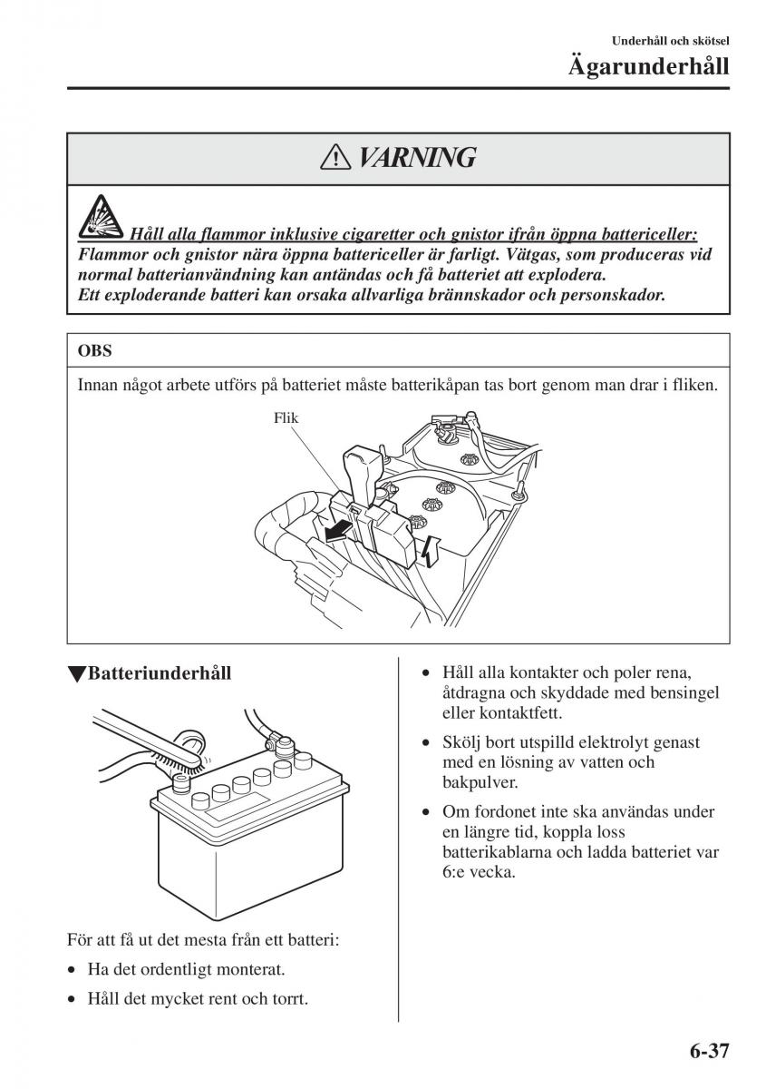 Mazda 6 III instruktionsbok / page 605