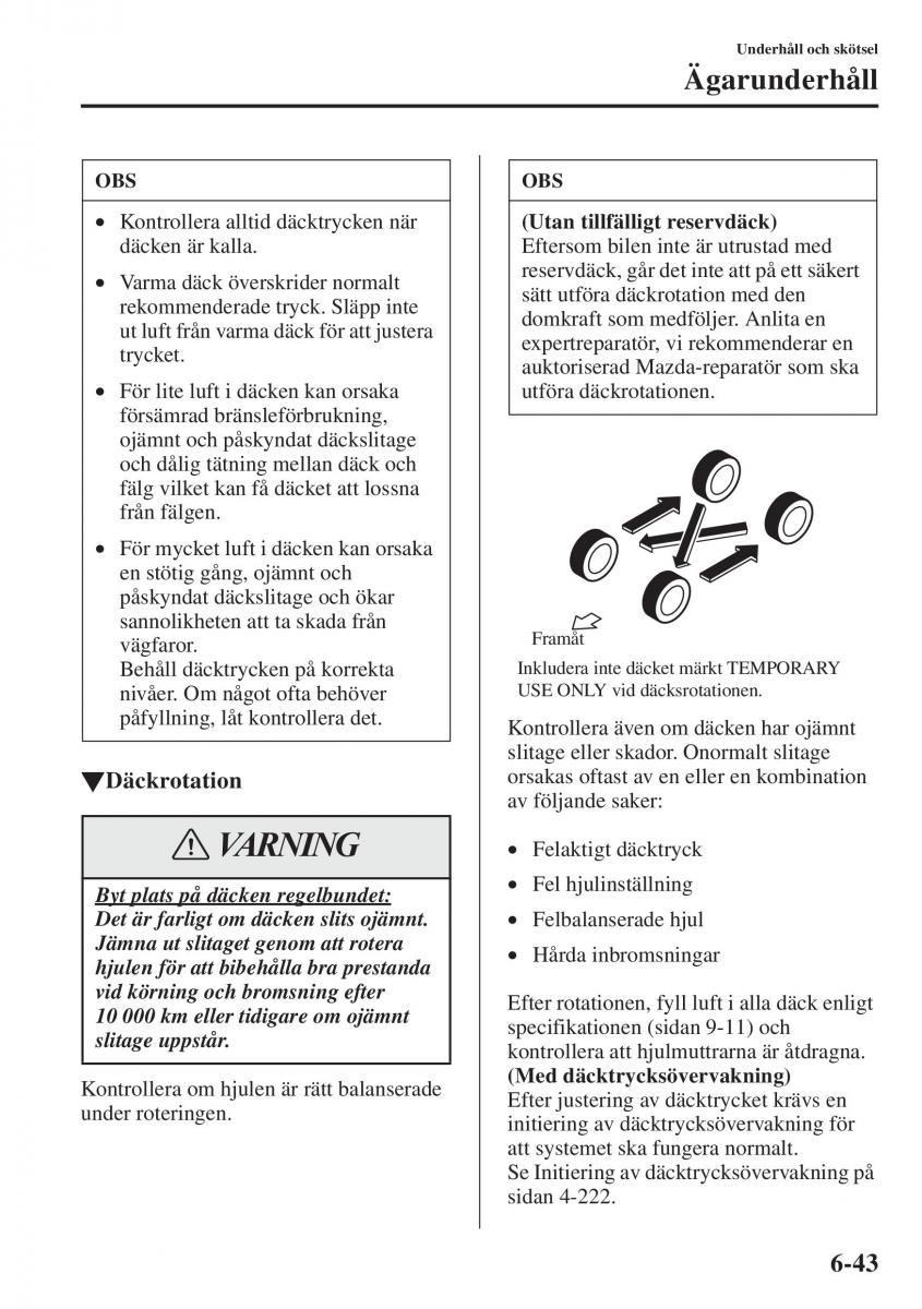 Mazda 6 III instruktionsbok / page 611